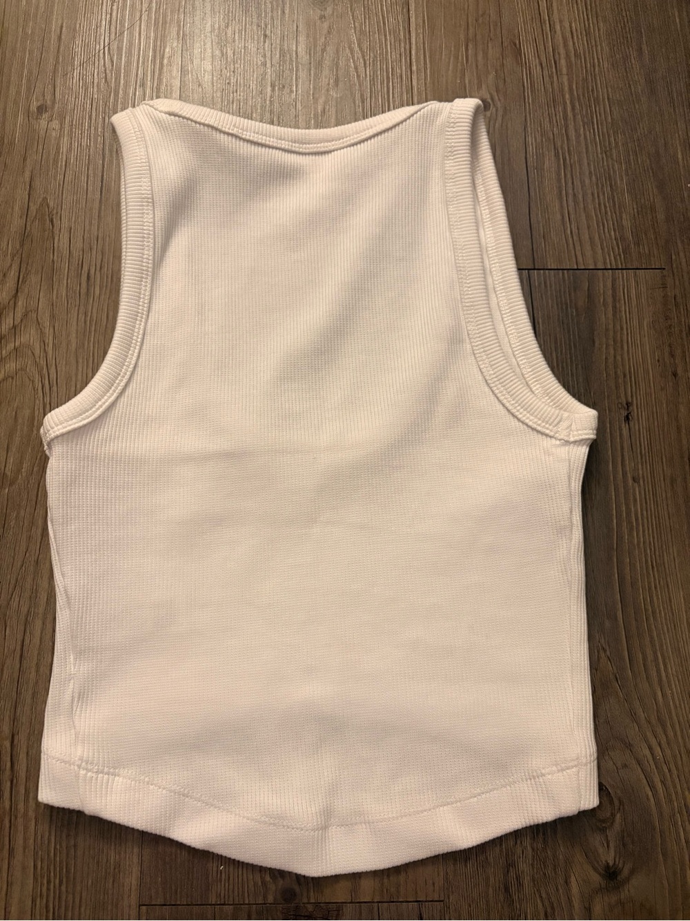 Zara High-Low Ribbed Crop Tank - Picture 2 of 2